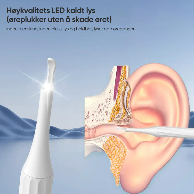 HD-Kamera Ørevoksfjerningssett