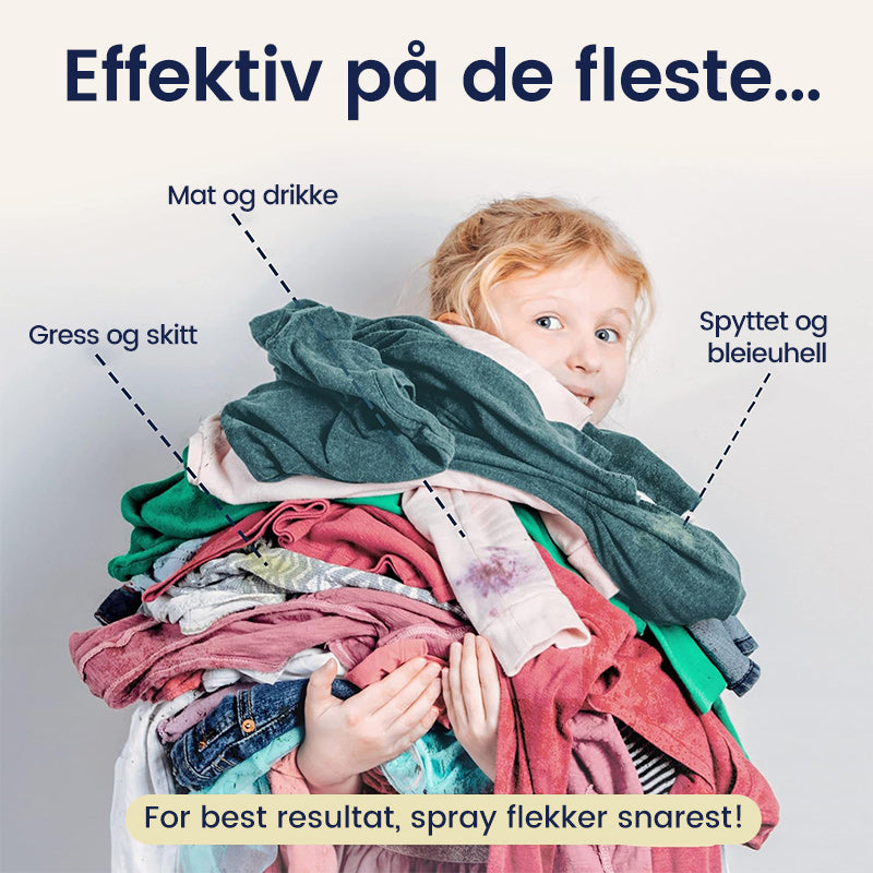 Skånsom flekkfjerner for babyer