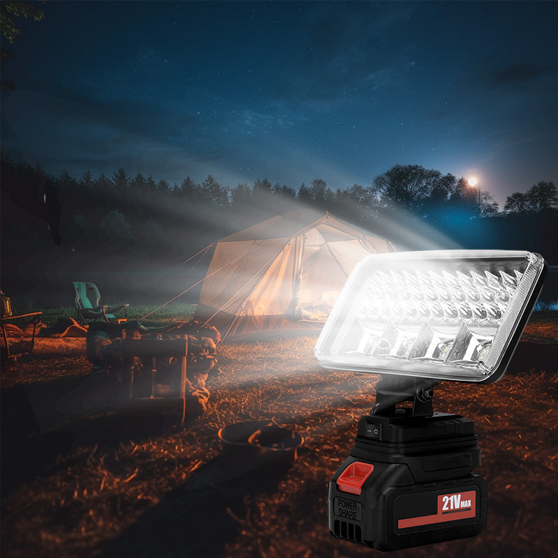 Litiumbatteri LED-spotlight for utendørsbruk