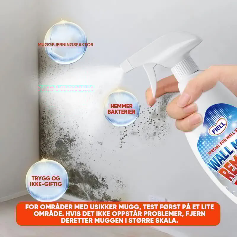 Hurtigvirkende Anti-Mugg Veggrensespray
