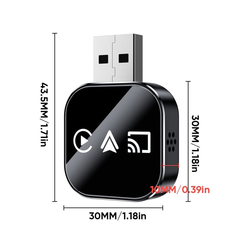 Trådløs CarPlay Android Auto Adapter