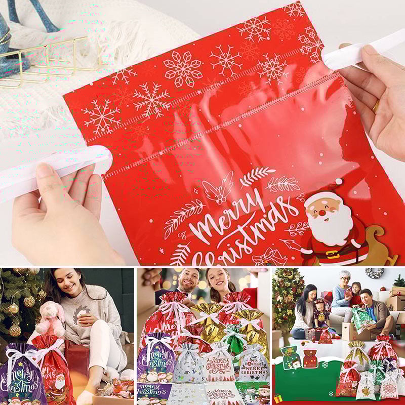 Julegavepose med snøring