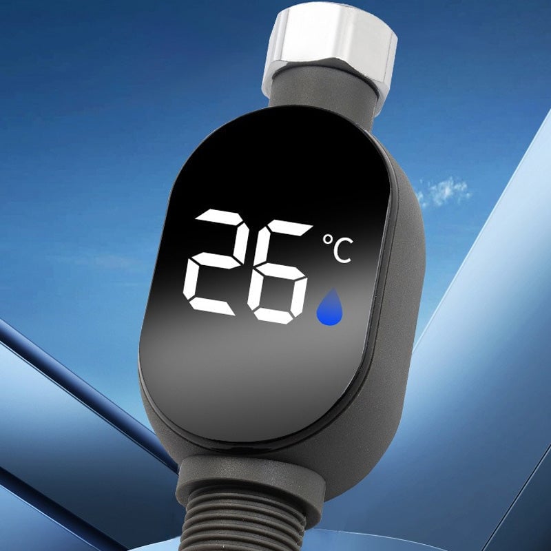 Dusj Termometer med LED Skjerm