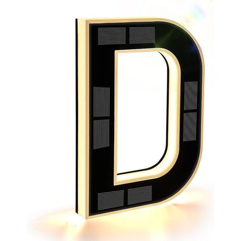 Solcelledrevet Vanntett LED-Adressenummer