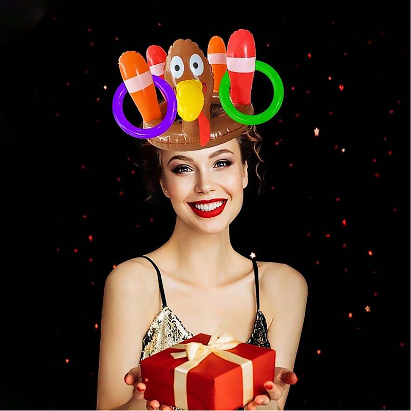 Oppblåsbart Kalkun Ringkastesett