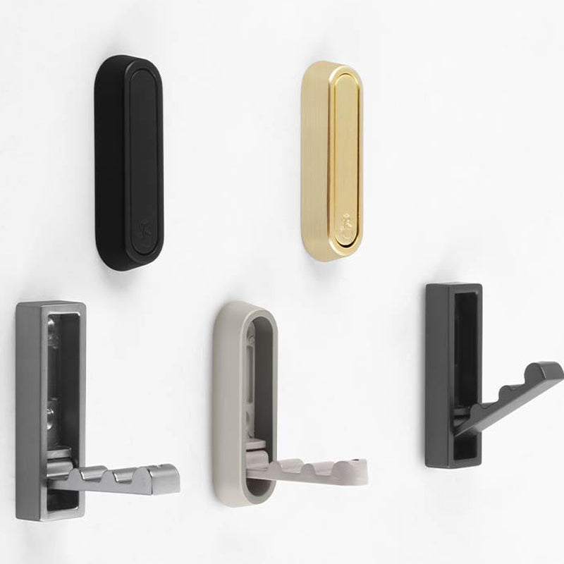 Minimalistisk sammenleggbar sinklegering metallkrok