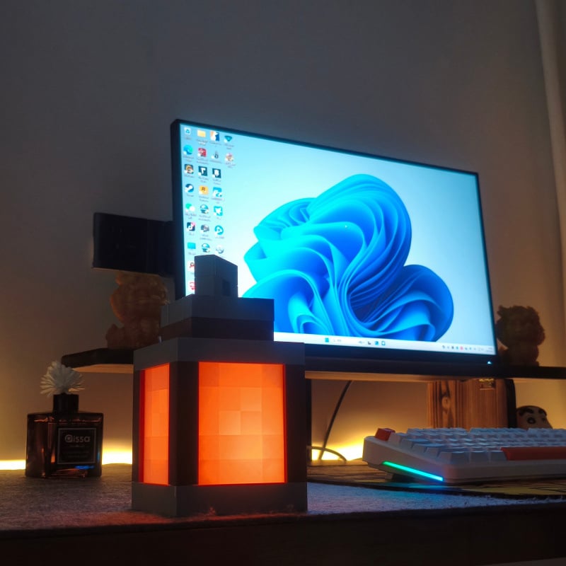 Minecraft Glødende Lantern Nattlys