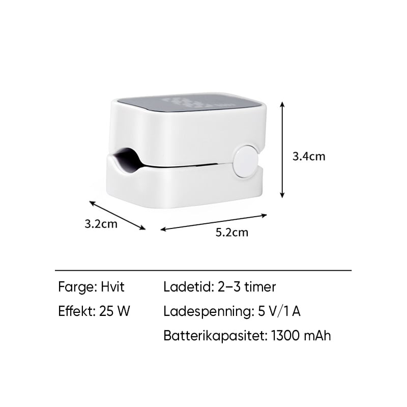Bærbar UV Mini-Fototerapienhet