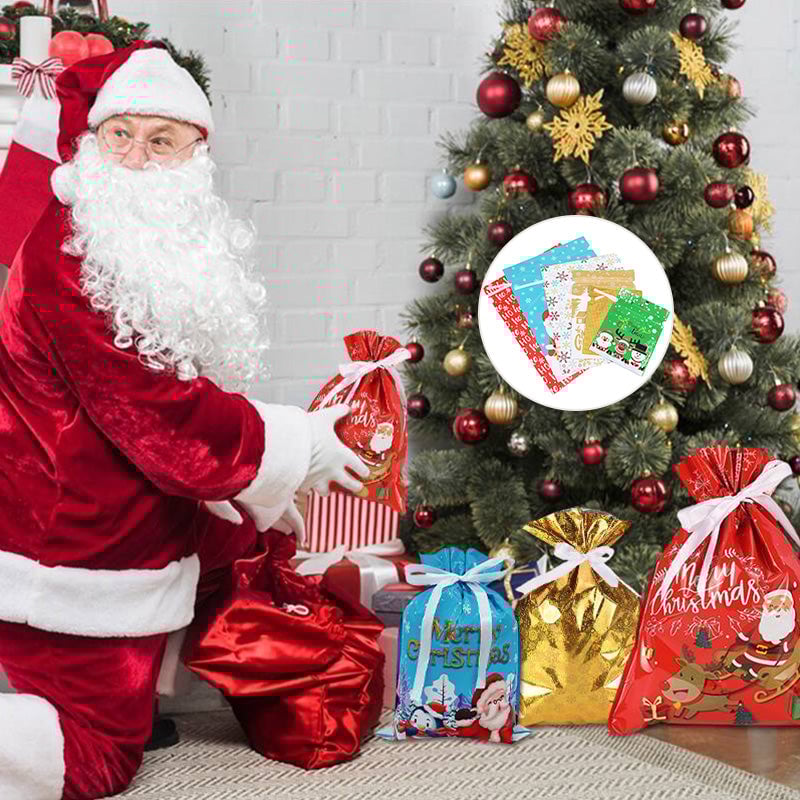 Julegavepose med snøring