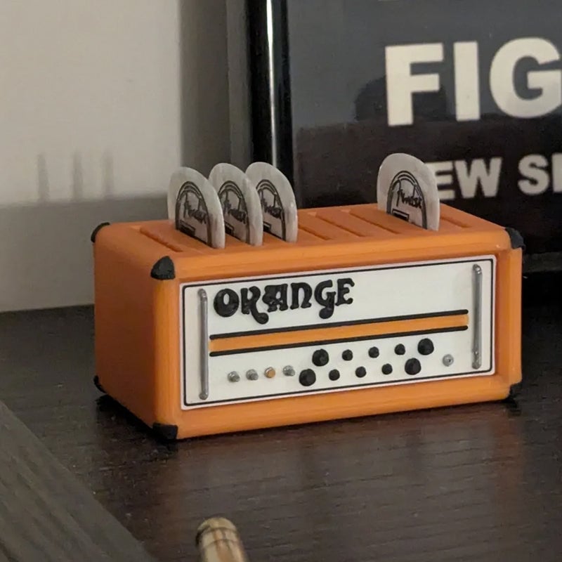 Mini Gitarforsterker Plekterholder