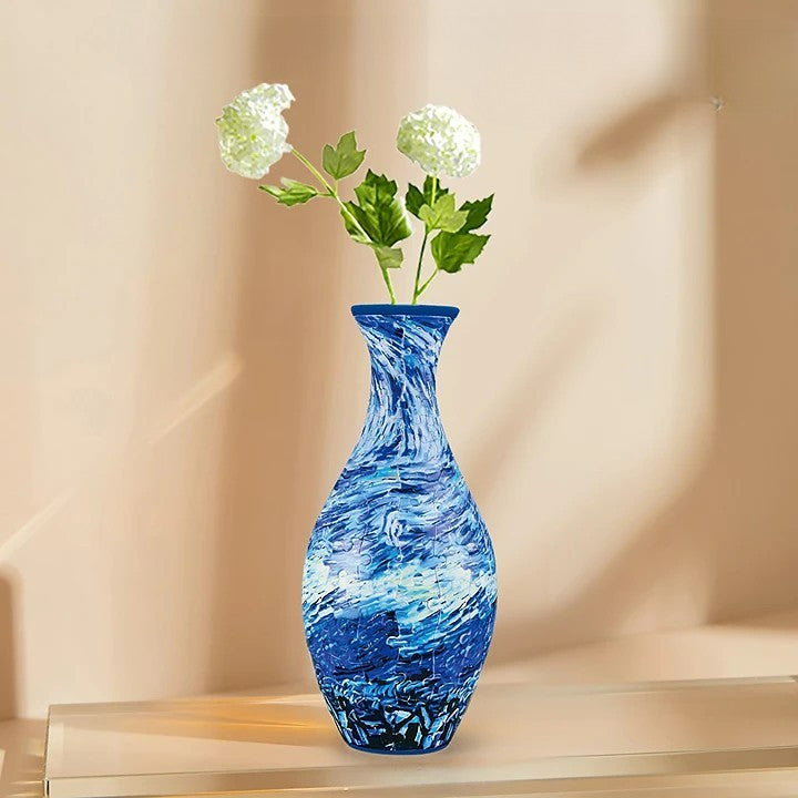 3D Art Puzzle Vase - En gave til folk som elsker kunst