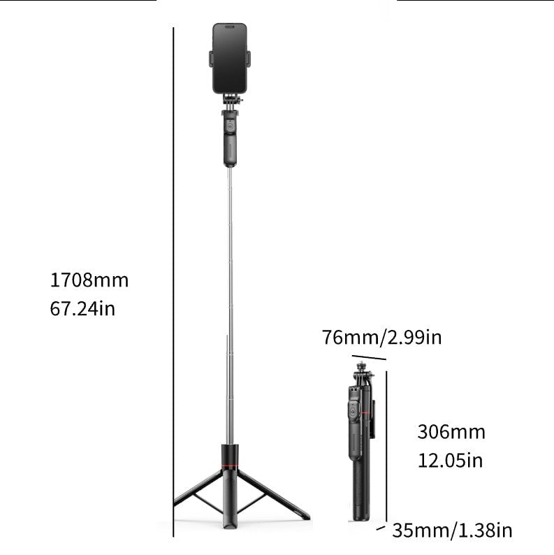 Ansiktssporing Stativ med Fjernkontroll