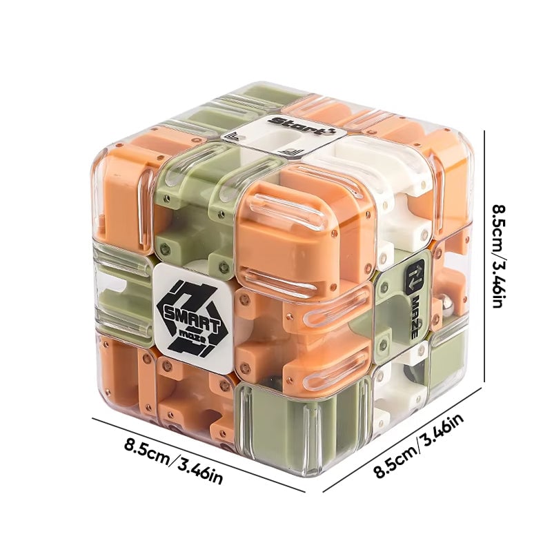 3D Rullende Ball Labyrint Kube