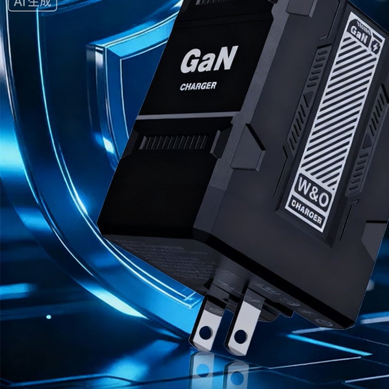 GaN 20W Hurtiglader med Doble Uttrekkbare Kabler