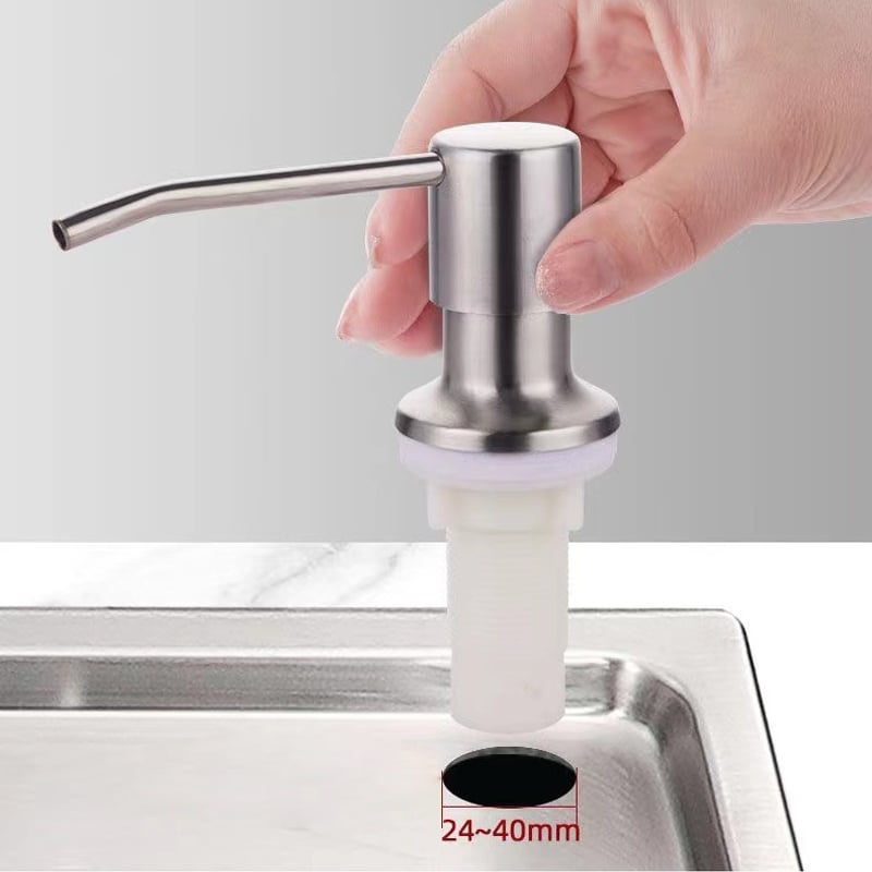 Såpedispenser i Rustfritt Stål til Vask