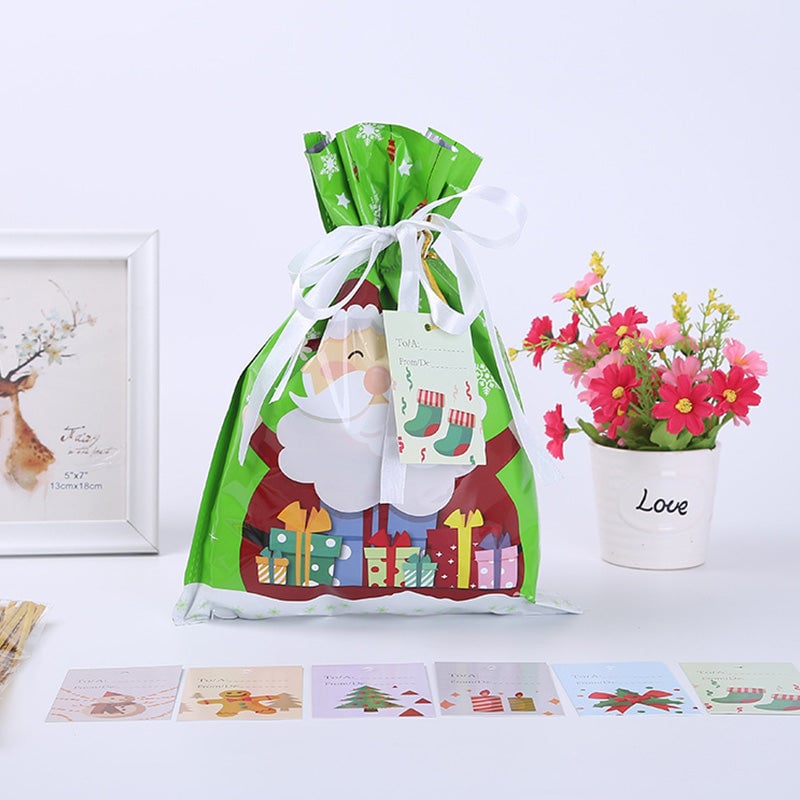 Julegavepose med snøring