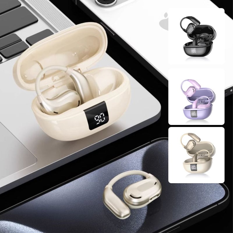 Hi-Fi Sports Bluetooth 5.4 Hodetelefoner med Ørekrok og Støydemping