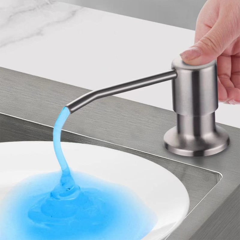 Såpedispenser i Rustfritt Stål til Vask