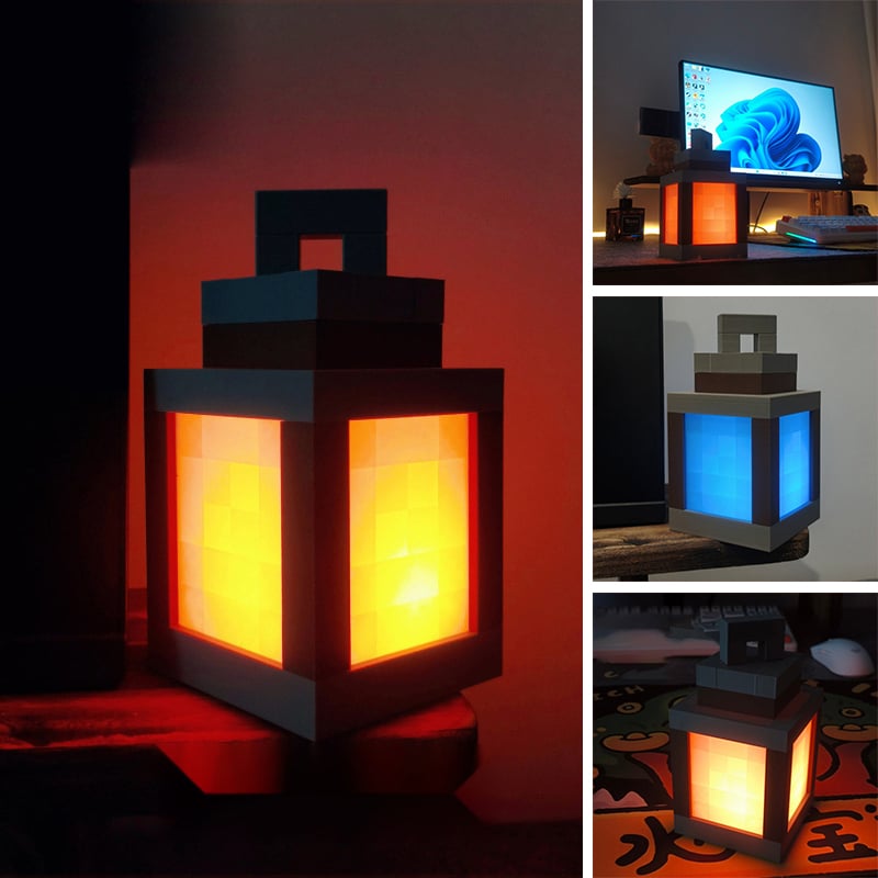 Minecraft Glødende Lantern Nattlys