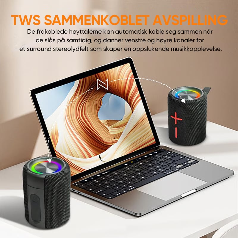 Bærbar Bluetooth-Høyttaler