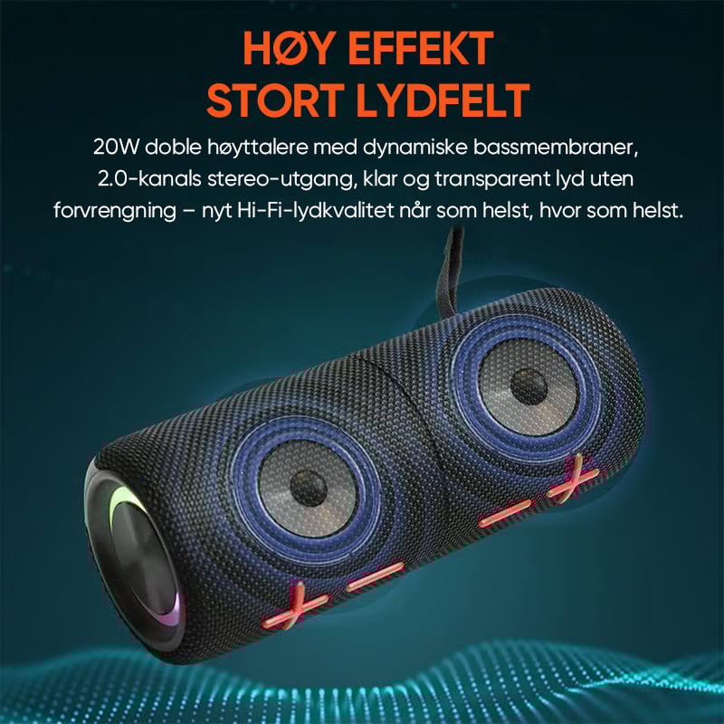Bærbar Bluetooth-Høyttaler
