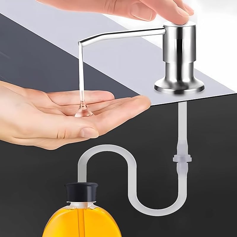 Såpedispenser i Rustfritt Stål til Vask