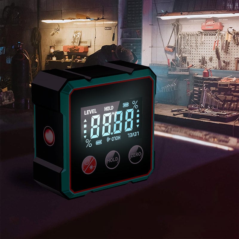 Magnetisk Digital Vinkelfinner med Elektronisk Laser