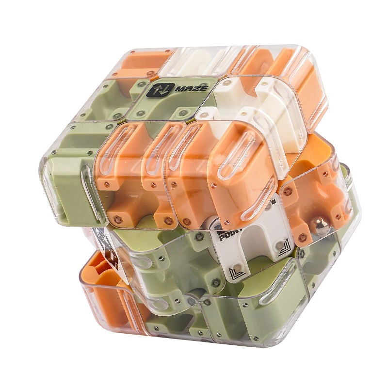 3D Rullende Ball Labyrint Kube