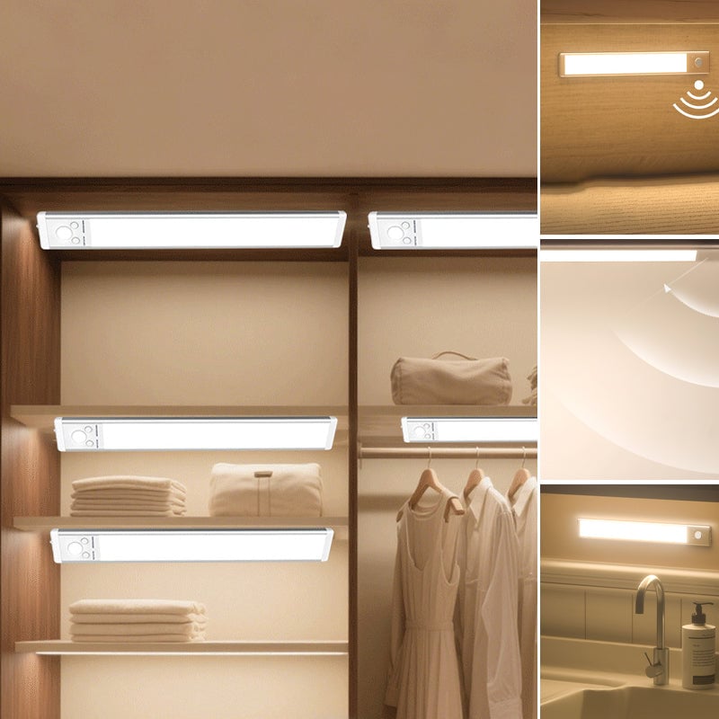 Oppladbare LED-lys med Bevegelsessensor