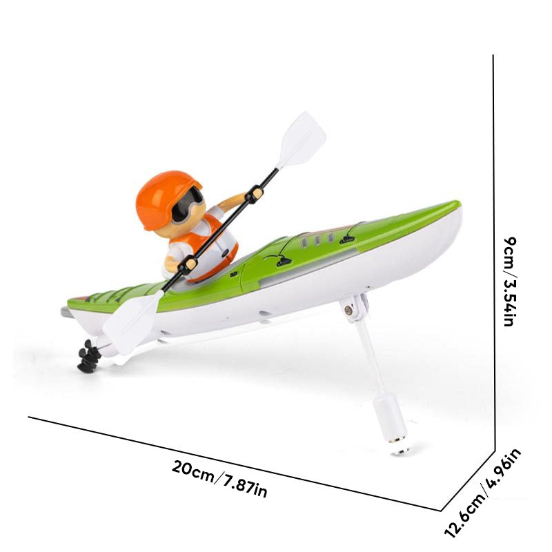 Fargerik fjernstyrt racerbåt