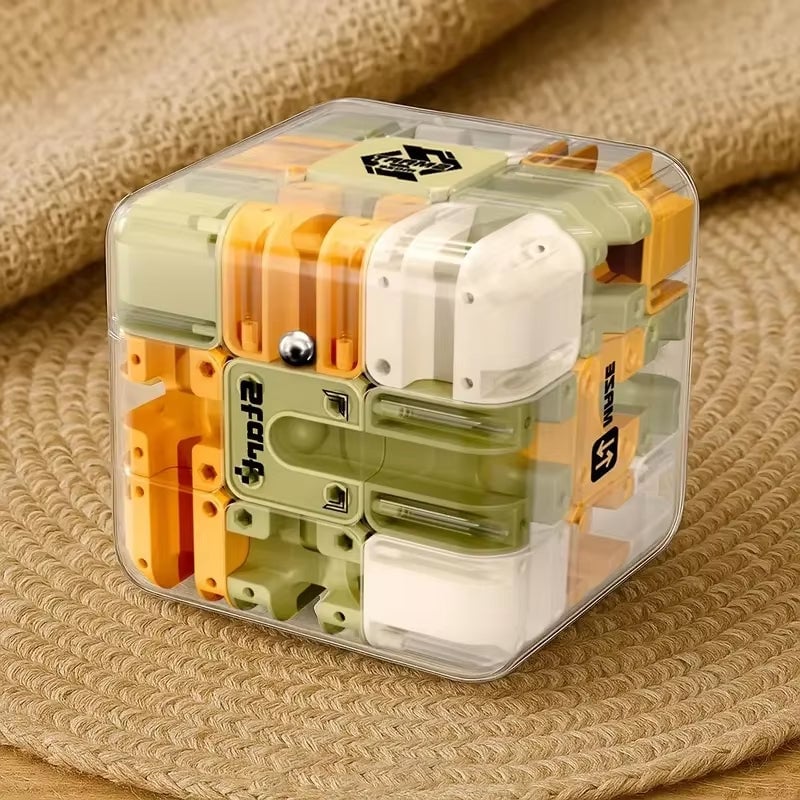 3D Rullende Ball Labyrint Kube