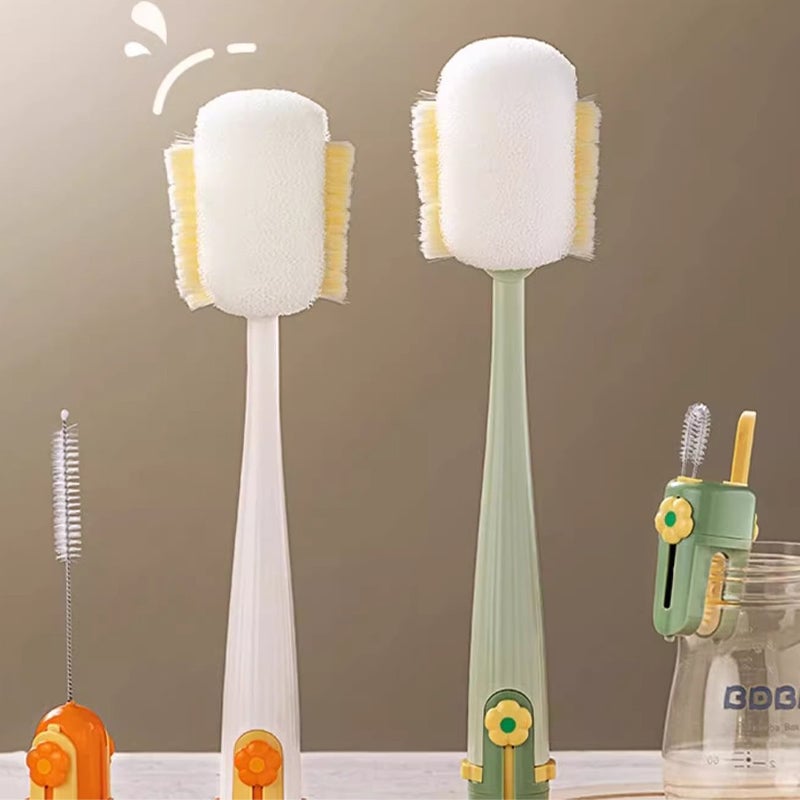 5-i-1 Multifunksjonell Kopp- og Flaskerengjøringsbørste