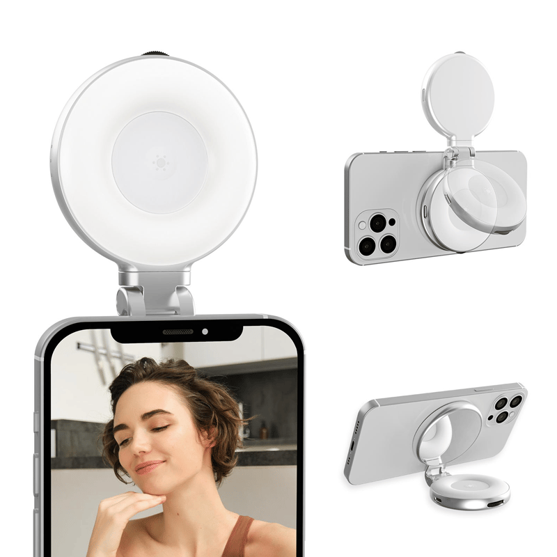 Magnetisk Selfielys med Sminkespeil