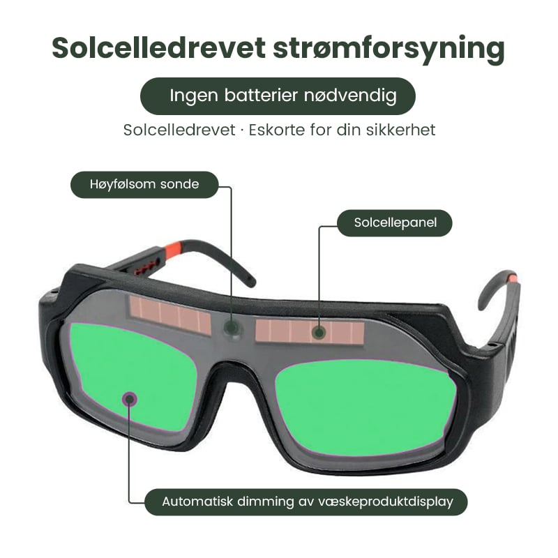 Sveisebriller med Automatisk Mørkering