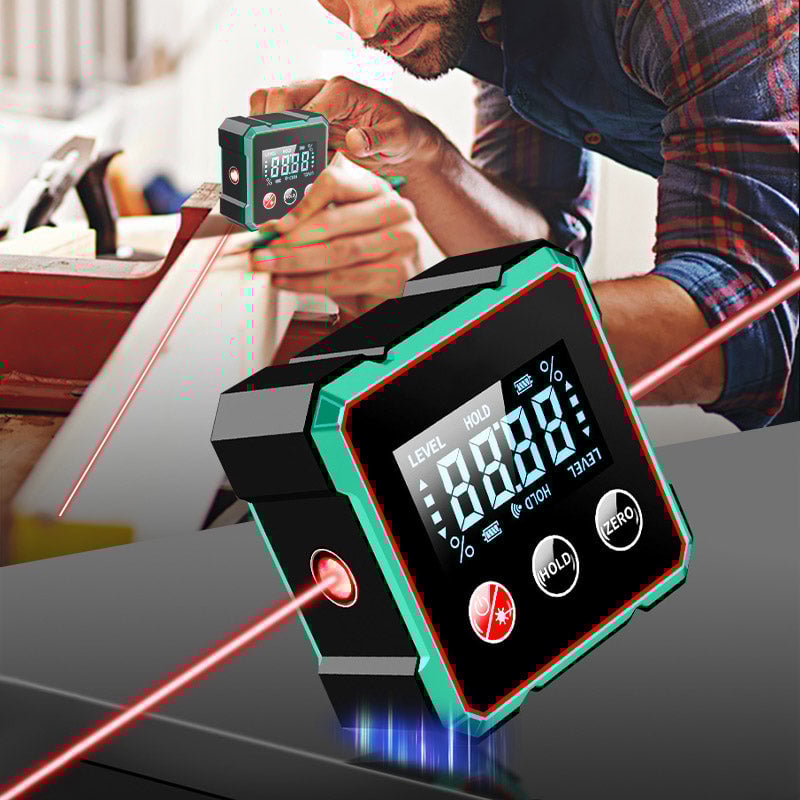 Magnetisk Digital Vinkelfinner med Elektronisk Laser