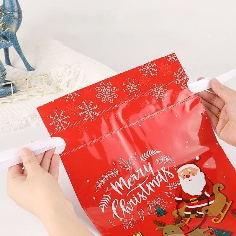 Julegavepose med snøring