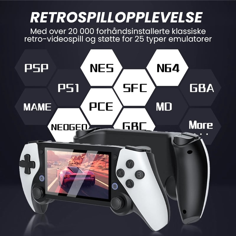 Sakerplus Retro Håndholdt Spillkonsoll