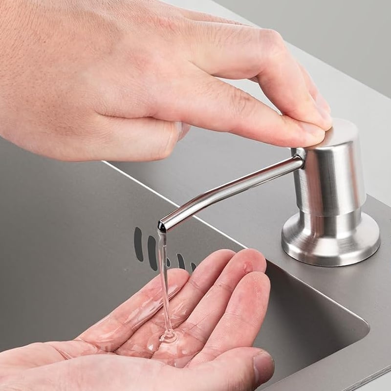 Såpedispenser i Rustfritt Stål til Vask