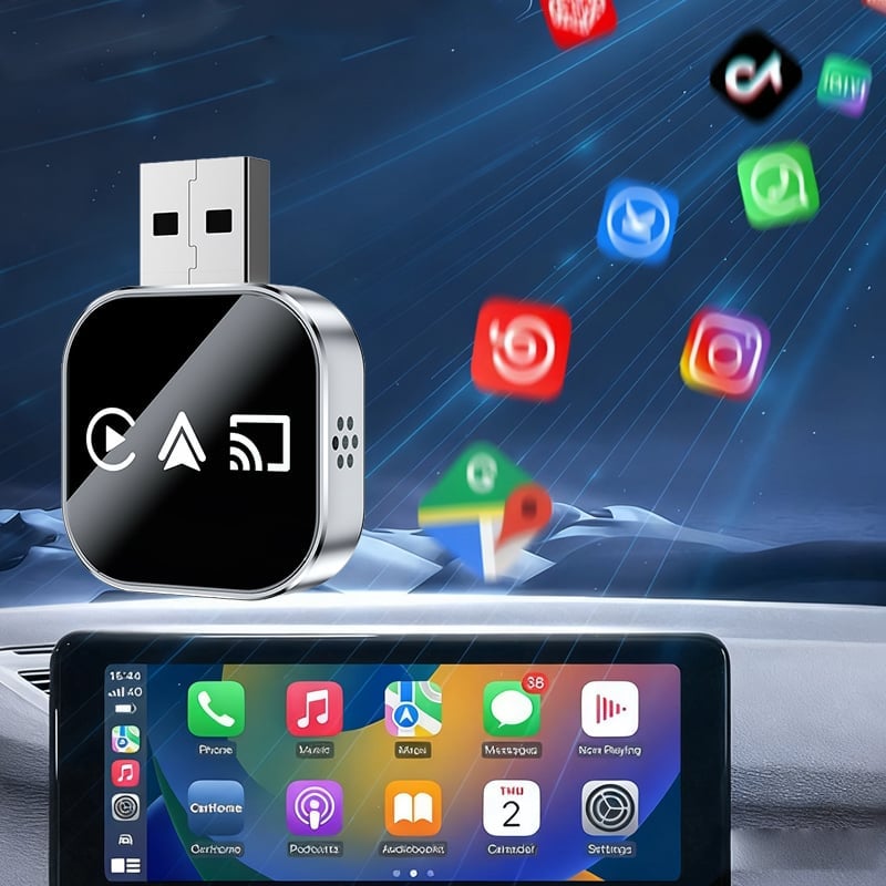 Trådløs CarPlay Android Auto Adapter