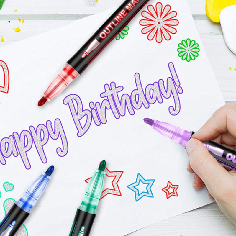 Fargeleggingslysstift Graffiti Markeringspenner