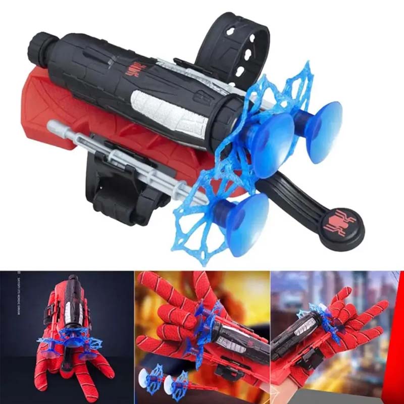 Spider Web Launcher  Hanske-leketøy - perfekt superhelt-rollelek for barn