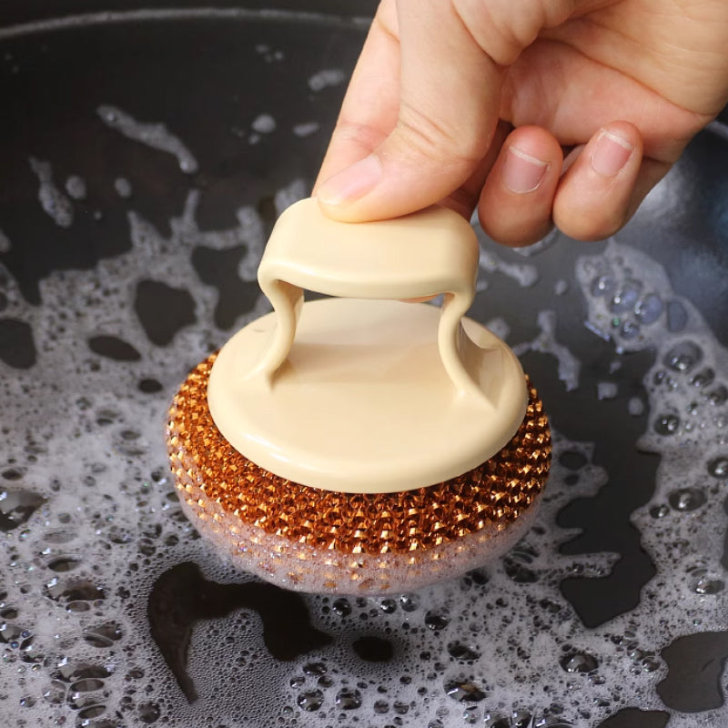 Ståltråd Rengjøringsball med Utskiftbart Håndtak