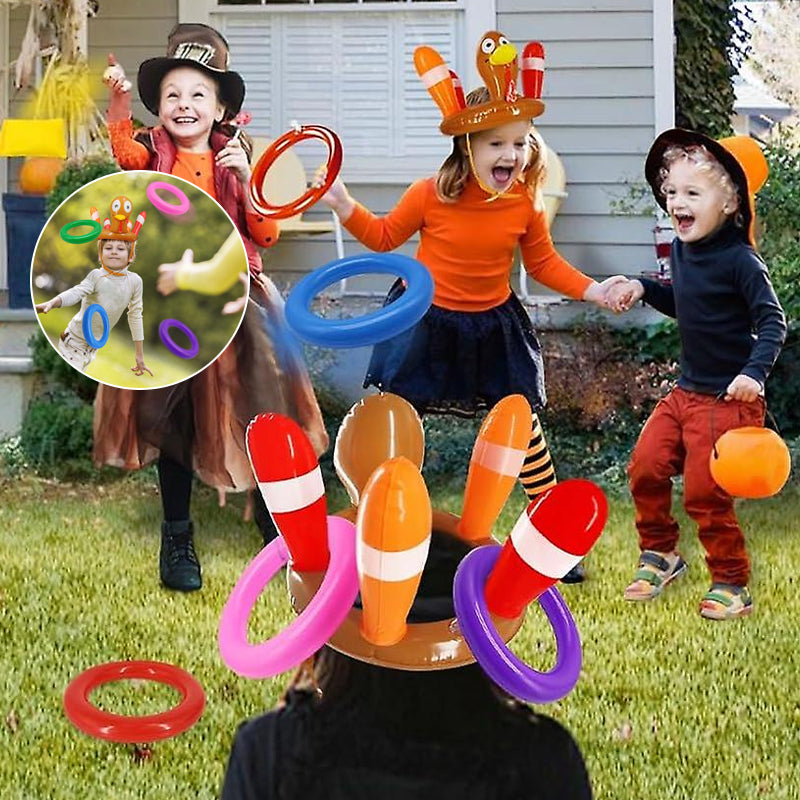 Oppblåsbart Kalkun Ringkastesett