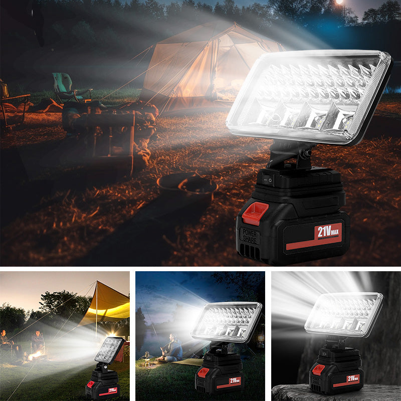 Litiumbatteri LED-spotlight for utendørsbruk