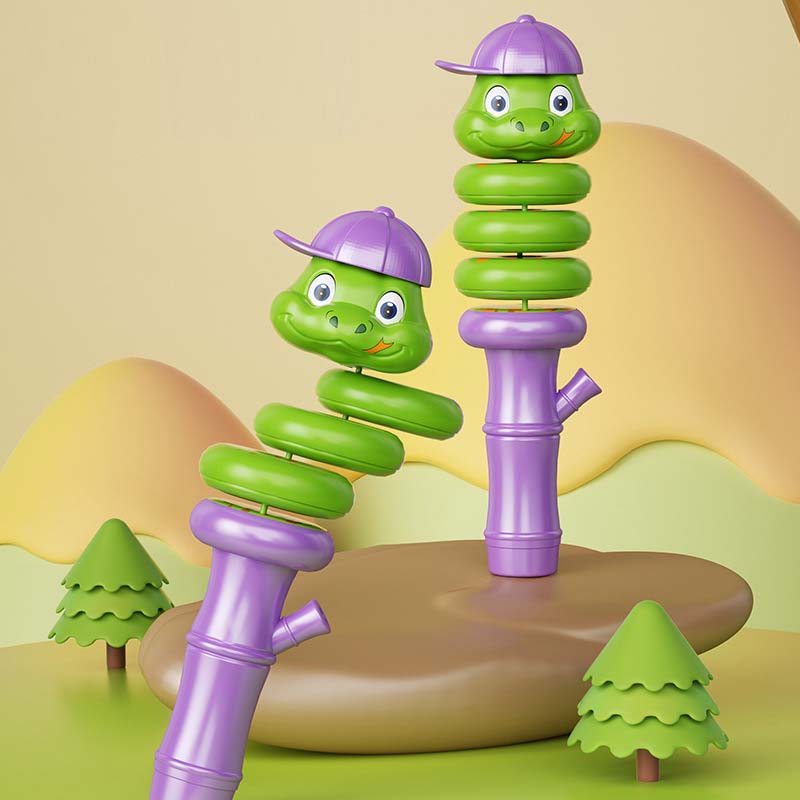 Fløyte for barn Leker for tidlig læring Slange