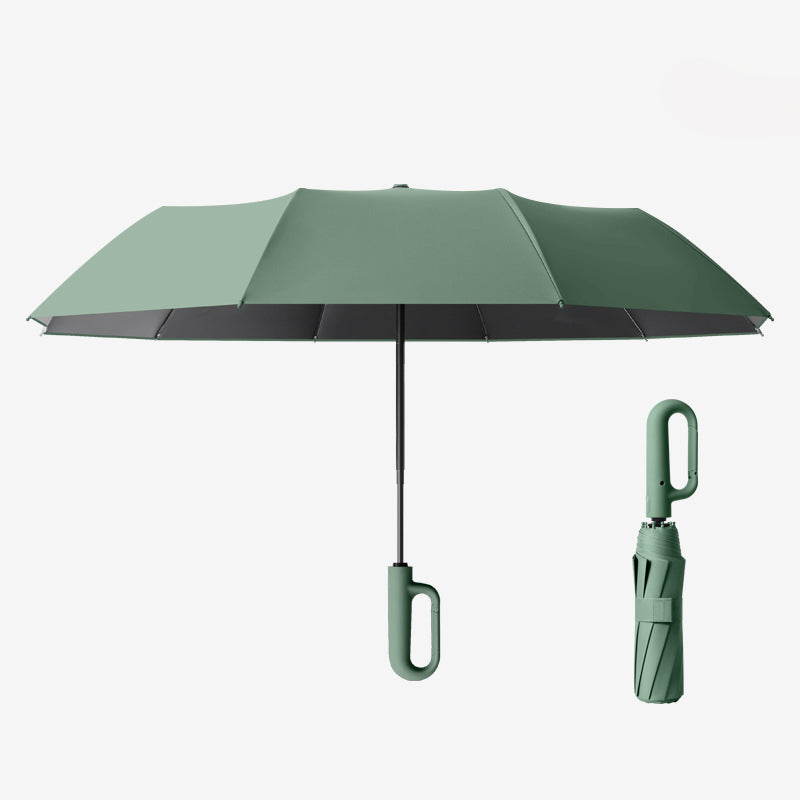 ☔☔Kreativ Ringspenne Vindtett Forsterket Paraply