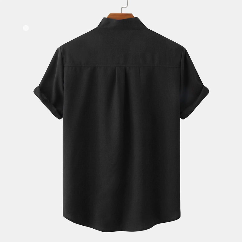 Ensfarget herreskjorte