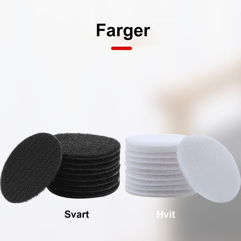 Teppeankere sklisikker borrelås for tepper(5 par pr. boks)
