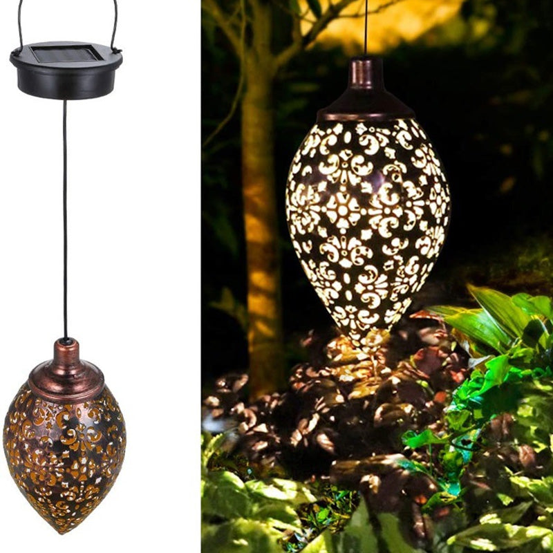 Solcelledrevet vanntett hengende hagelys