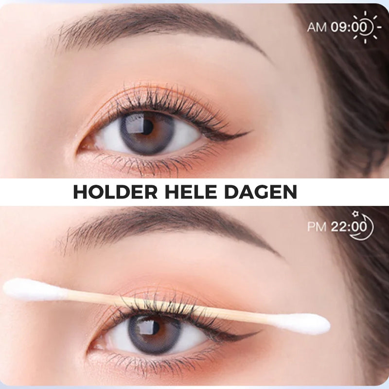 Eyelash curler with brush